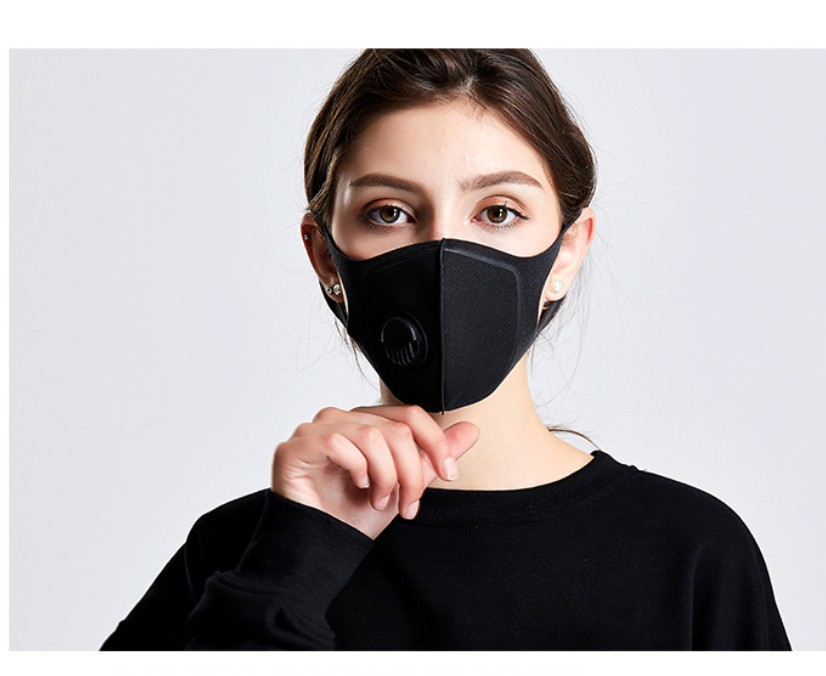 Face Mask Dust Mask Anti Pollution Masks PM2.5 Activated Carbon Filter Insert Can Be Washed