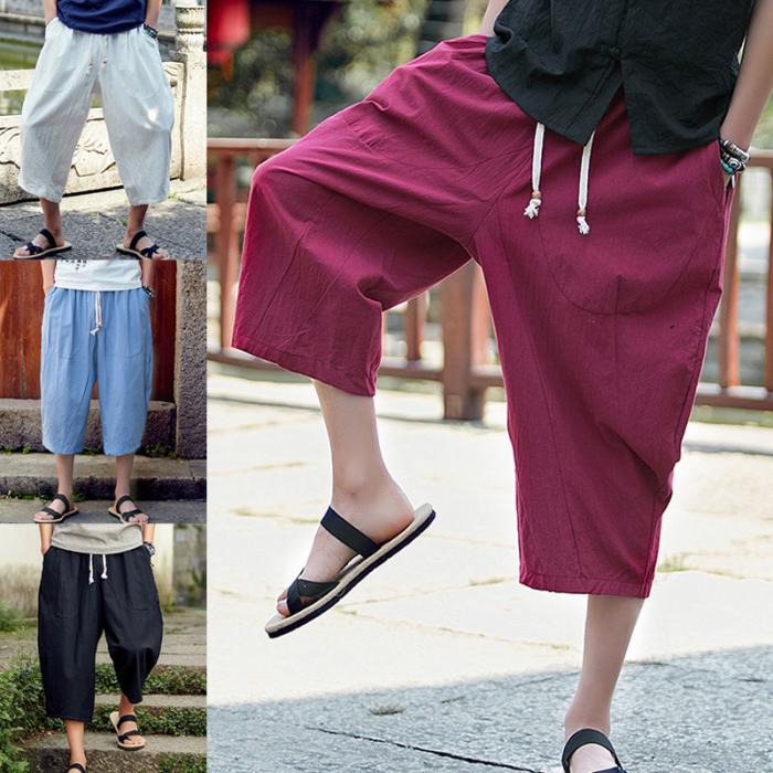 Summer Men Shorts Solid Color Loose Harem Pants Black White Casual Loose Beach Shorts Size M-4XL
Summer Men Shorts Solid Color Loose Harem Pants Black White Casual Loose Beach Shorts Size M-4XL