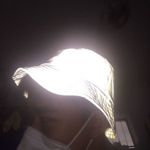 Man Women Unisex Reflective Hat Glow In The Dark Hip Hop Outdoor Summer Beach Sporting Sun Bucket Hat Bob Chapeau Caps WFGD809 T200104