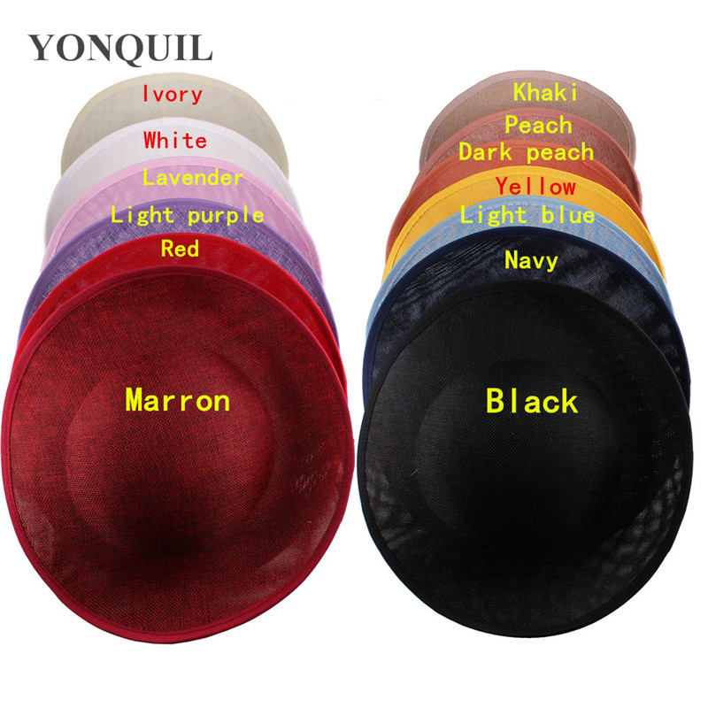 30CM round shape imitation sinamay hats wedding hair fascinators base new design for derby church cocktail headwear New arrival
30CM round shape imitation sinamay hats wedding hair fascinators base new design for derby church cocktail headwear New arrival