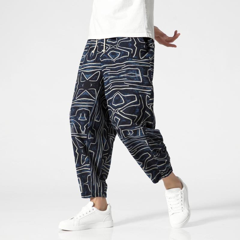 Streetwear Men Traditional Style Summer Big size Casual Ankle-Length Pants Print 2020 New Hip Hop Loose Male Trouser, Blue
Streetwear Men Traditional Style Summer Big size Casual Ankle-Length Pants Print 2020 New Hip Hop Loose Male Trouser, Blue