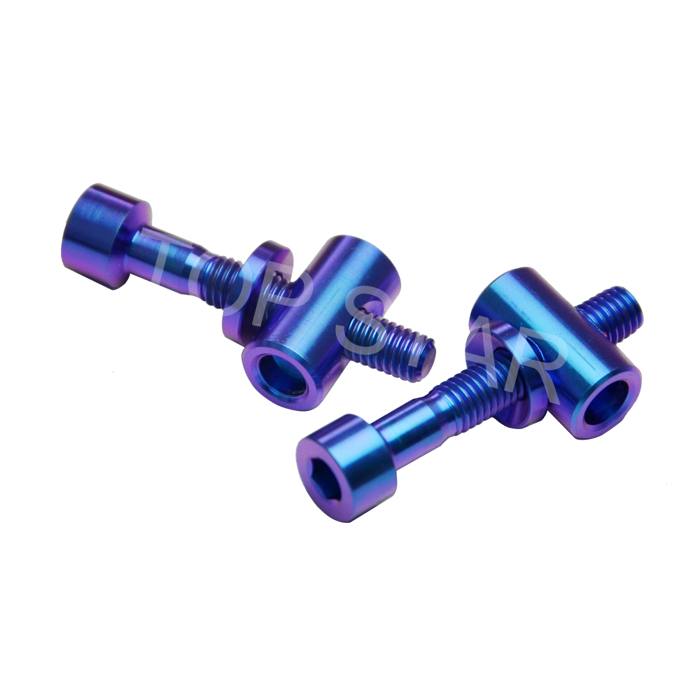 Blue Bike Seat Post Fixed Bolts M5 x 30mm Titanium Bicycle Saddle Fixed Screw Bolts Nuts Washers Fasteners 2 Pcs
Blue Bike Seat Post Fixed Bolts M5 x 30mm Titanium Bicycle Saddle Fixed Screw Bolts Nuts Washers Fasteners 2 Pcs