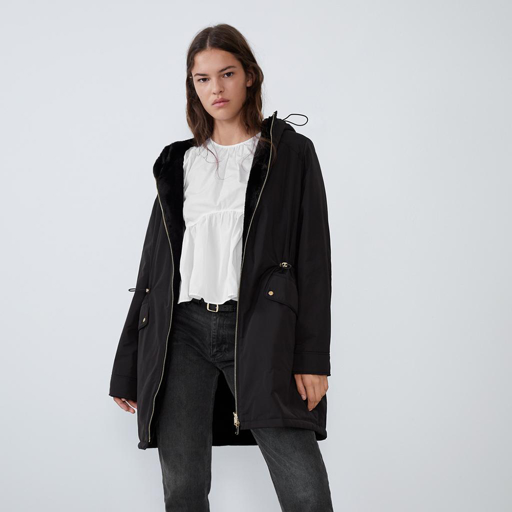 2019 Fashion Women Cotton Clothes Hooded Black Winter New Double-faced Furry Coat Parka Tooling Jacket Casual Loose Unisex
2019 Fashion Women Cotton Clothes Hooded Black Winter New Double-faced Furry Coat Parka Tooling Jacket Casual Loose Unisex