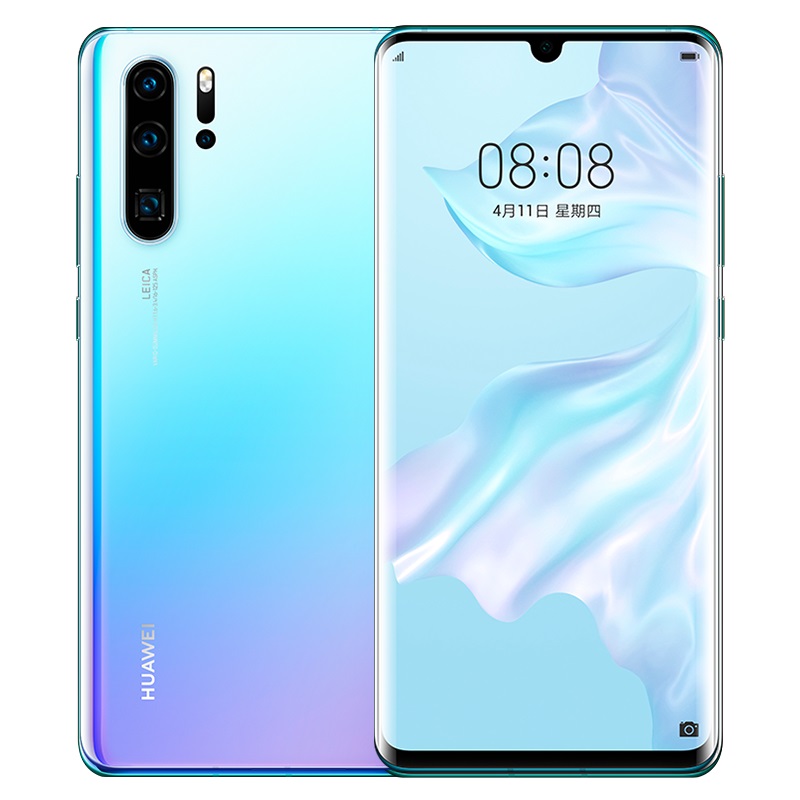 Original Huawei P30 Pro 4G Cell Phone Smart 8GB RAM 256GB ROM Kirin 980 Octa Core 40.0MP NFC HarmonyOS 6.47" OLED Full Screen Fingerprint ID IP68