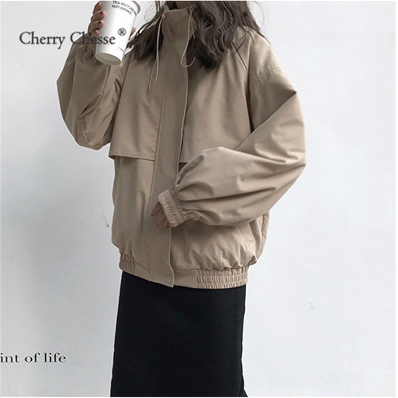 Cherry Chesse Women Fleece Coat Pocket Turtleneck Pocket Patchwork Jacket Female Autumn Winter Tops, As pic
Cherry Chesse Women Fleece Coat Pocket Turtleneck Pocket Patchwork Jacket Female Autumn Winter Tops, As pic