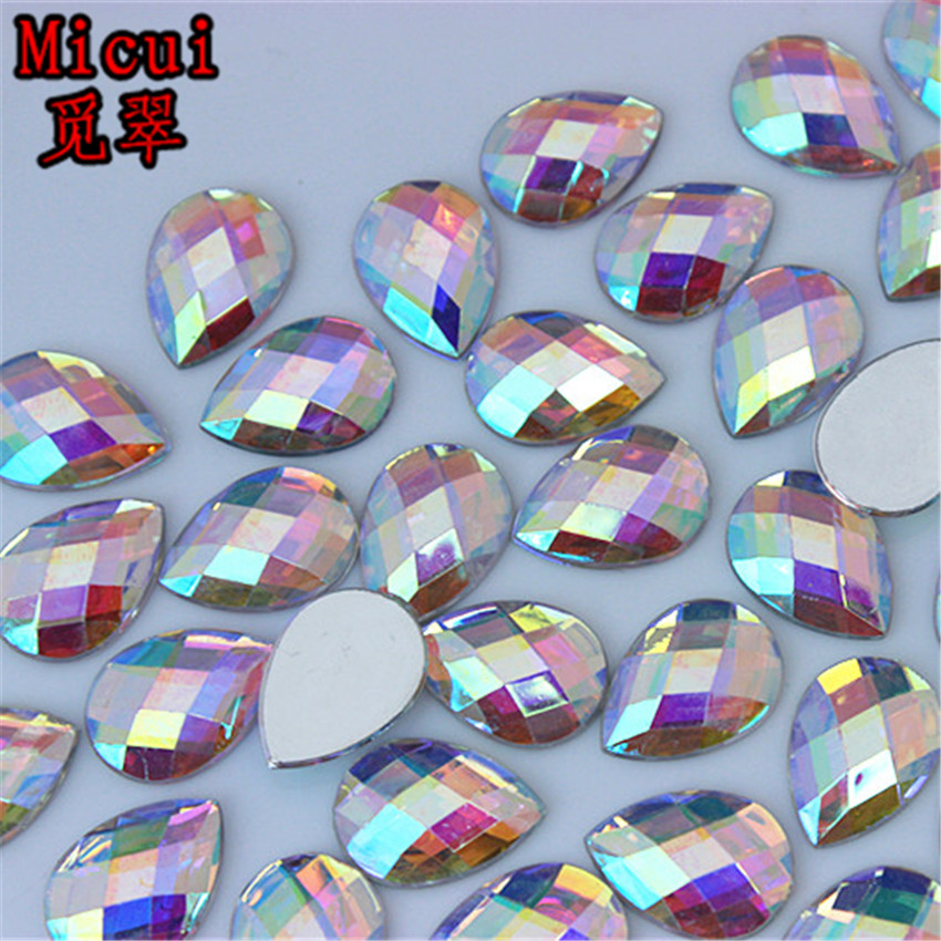 Micui 200pcs 8*13mm/10*14mm/13*18mm Waterdrop Flatback Acrylic Faceted Rhinestones Glue On Teardrop Acrylic Beads No Hole ZZ719, Black
Micui 200pcs 8*13mm/10*14mm/13*18mm Waterdrop Flatback Acrylic Faceted Rhinestones Glue On Teardrop Acrylic Beads No Hole ZZ719, Black