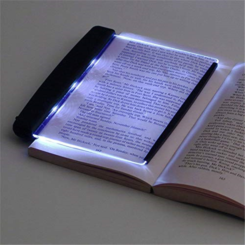 LED Book Light Reading Night Light Flat Plate Portable Novelty Lightwedge Led Desk Lamp for Home Indoor Kids Bedroom