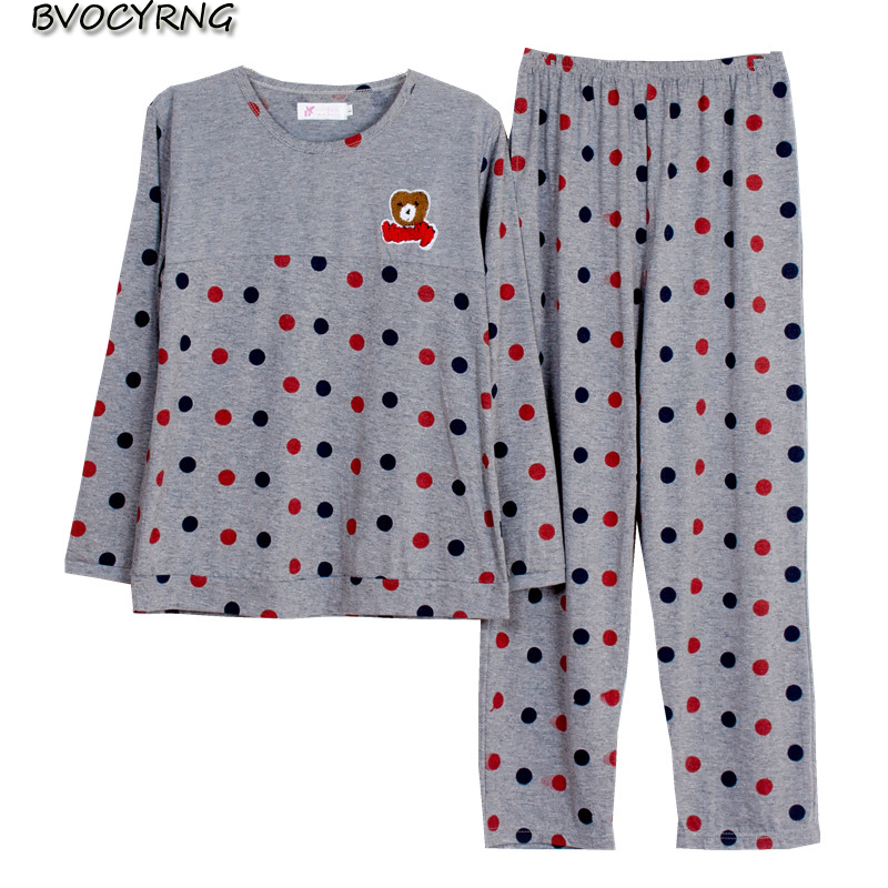 new Spring and autumn cotton long-sleeved tracksuit pyjamas sleepwear sets womens pajama 2 piece plus size ladies pajamas Suit
new Spring and autumn cotton long-sleeved tracksuit pyjamas sleepwear sets womens pajama 2 piece plus size ladies pajamas Suit