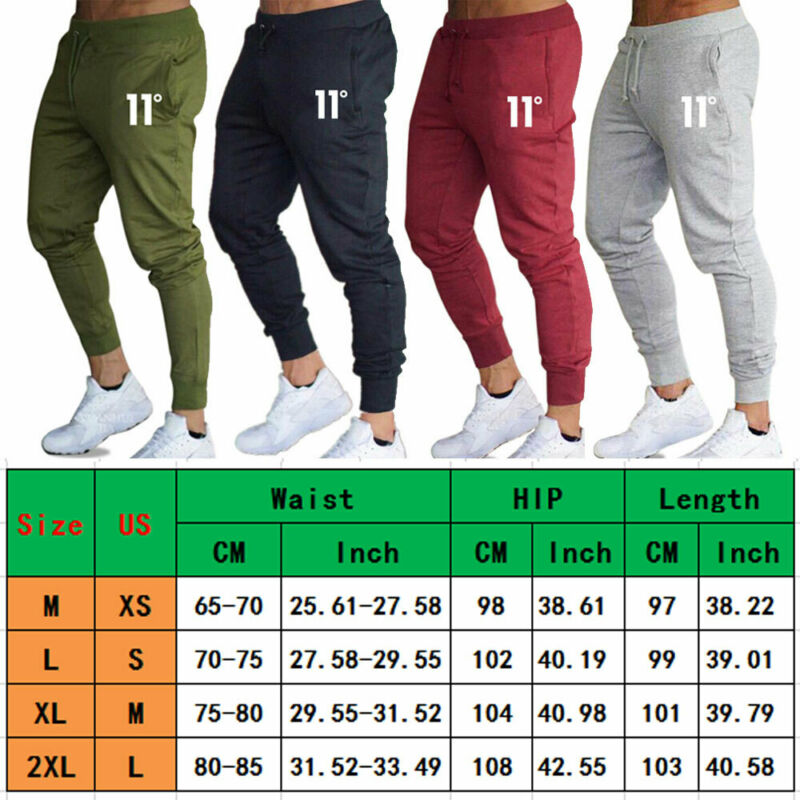 Men's Pants Autumn Fashion Mens Track Casual Sports Jogging Bottoms Joggers Long Trousers Asian Size M-2XL