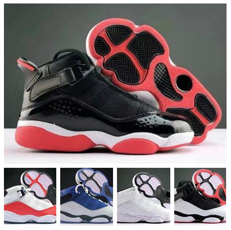 2019 Six Rings Kids Children's Basketball Shoes Kid Trainers Athletic Best Spor…