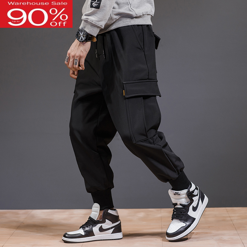 Men cargo black 2020 spring and autumn Korean style male fashion cotton pockets teenager boy hip hop pants
Men cargo black 2020 spring and autumn Korean style male fashion cotton pockets teenager boy hip hop pants