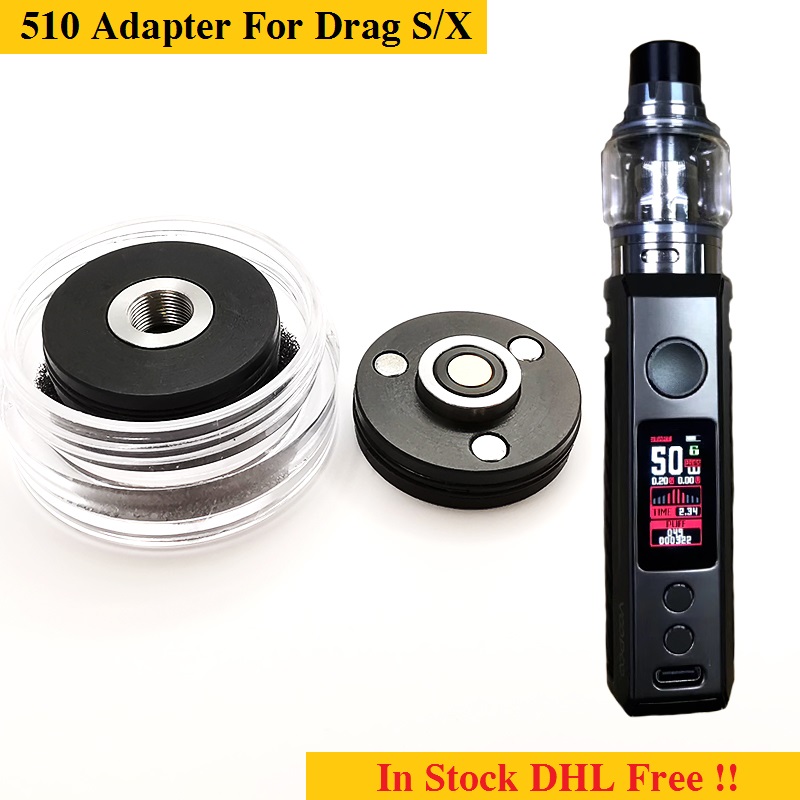 New Derlin 510 Adapter for VOOPOO Drag X 80W Drag S 60W Pod Kit with 510 Thread Atomizer Electronic Cigarette DHL Free Shipping
New Derlin 510 Adapter for VOOPOO Drag X 80W Drag S 60W Pod Kit with 510 Thread Atomizer Electronic Cigarette DHL Free Shipping