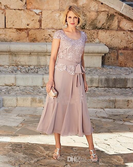 Elegant Mother Of The Bride Dress Scoop Mother's For Wedding Tea Length Short Sleeves Women Formal Evening Party Dress Plus Size
Elegant Mother Of The Bride Dress Scoop Mother's For Wedding Tea Length Short Sleeves Women Formal Evening Party Dress Plus Size