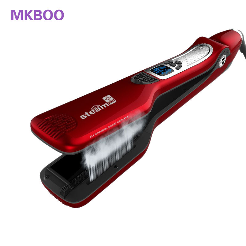 Hair Straightener Iron Flat Professional Steampod Electric Steam1