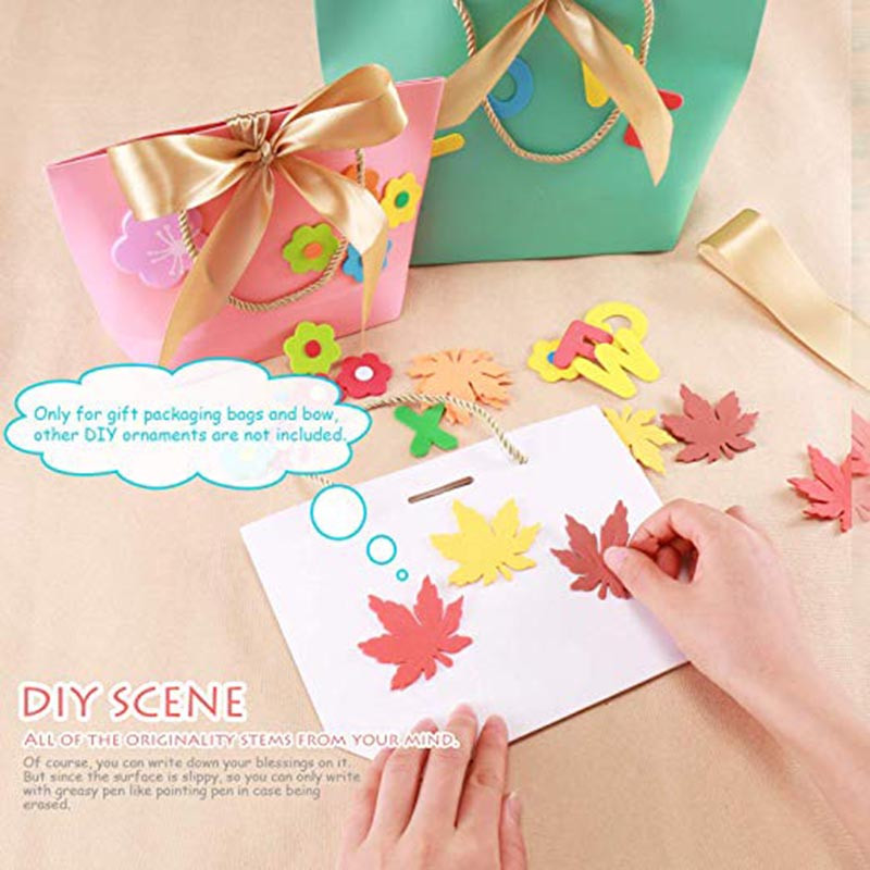 10pcs Large Size Gift Box Packaging Gold Handle Paper Gift Bags Kraft Paper With Handles Wedding Baby Shower Birthday Party Favor4147384