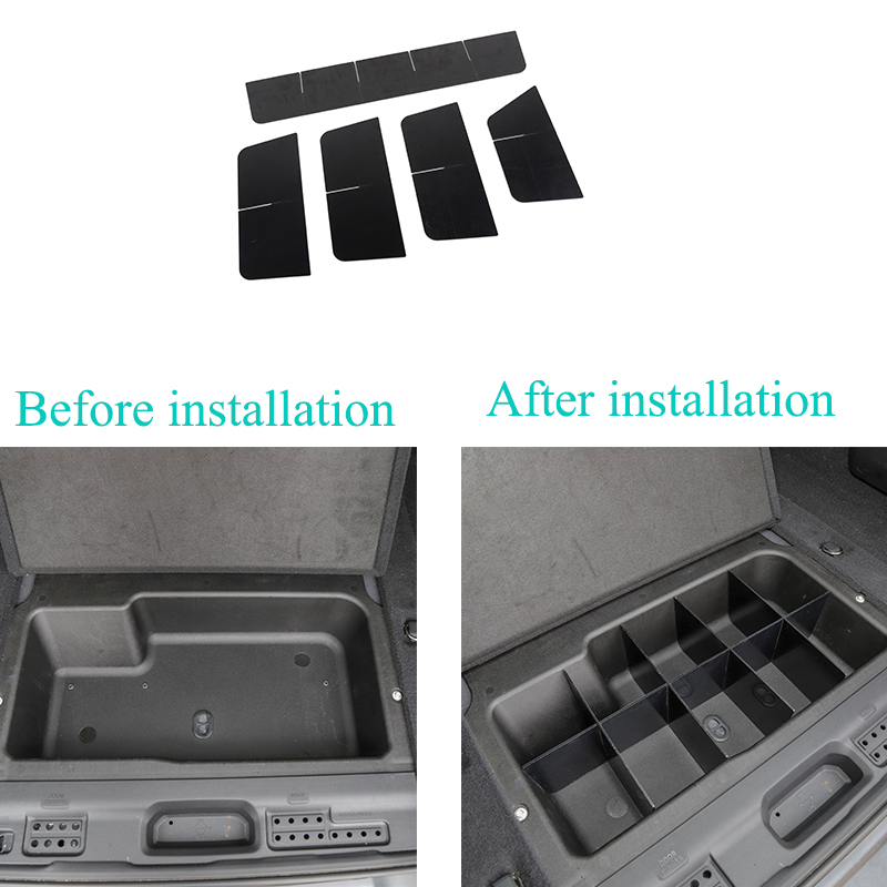 Car Partition ABS Black Trunk Storage Slot Partition Decoration Cover For Jeep Wrangler JL 2018+ Car Interior Accessories
Car Partition ABS Black Trunk Storage Slot Partition Decoration Cover For Jeep Wrangler JL 2018+ Car Interior Accessories