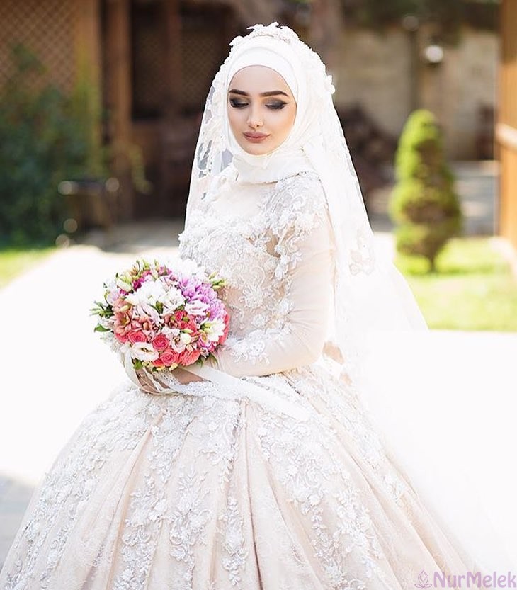 Muslim Wedding Dresses Vintage 2020 Lace Applique Jewel Neck Country Bridal Gowns Long Sleeve Modest Wedding Dress Robes De Soirée