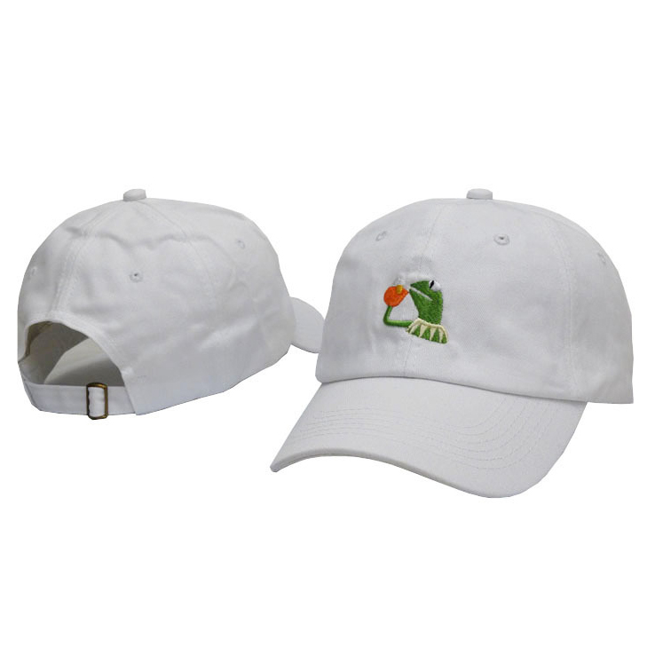 Kermit the Frog Caps Fashion Embroidered Baseball Hats 5 Color Adjustable Cap Street Style Snapback Casual Ball Cap Free Shipping, White
Kermit the Frog Caps Fashion Embroidered Baseball Hats 5 Color Adjustable Cap Street Style Snapback Casual Ball Cap Free Shipping, White