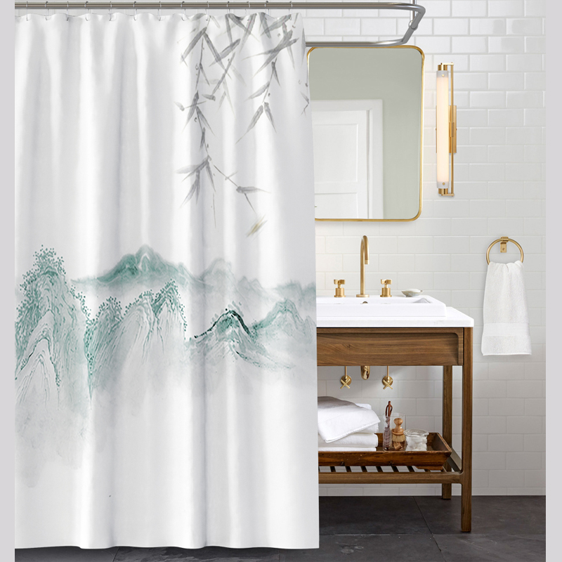 Landscape Painting Shower Curtains Waterproof Anti-mildew Bathroom Curtain with Hooks Bath Curtain douchegordijn landschap T300
Landscape Painting Shower Curtains Waterproof Anti-mildew Bathroom Curtain with Hooks Bath Curtain douchegordijn landschap T300