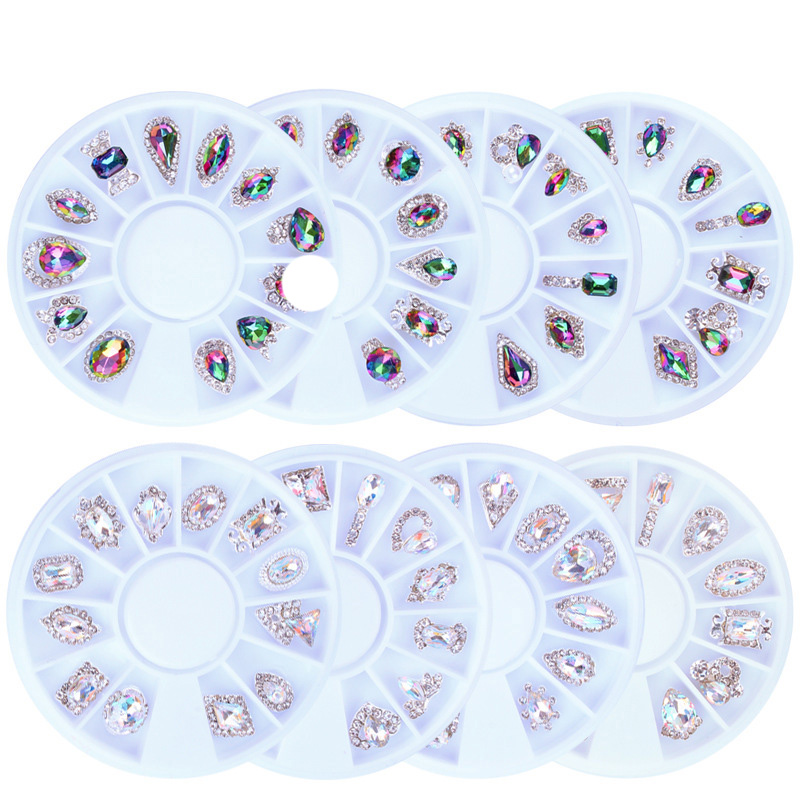 CYSHMILY 12 pcs/wheel water drop Crystal Dangle Chain Charms Nail Jewelry Decorations Zircon Crystal Rhinestones For Nail
CYSHMILY 12 pcs/wheel water drop Crystal Dangle Chain Charms Nail Jewelry Decorations Zircon Crystal Rhinestones For Nail