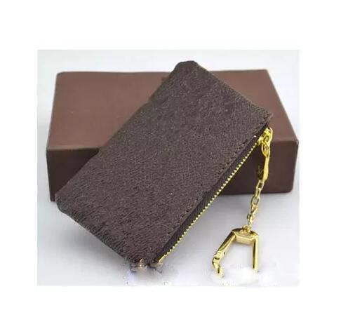 4 color KEY POUCH Damier leather holds high quality famous classical new style women key holder coin purse small leather Key Wallets 362650