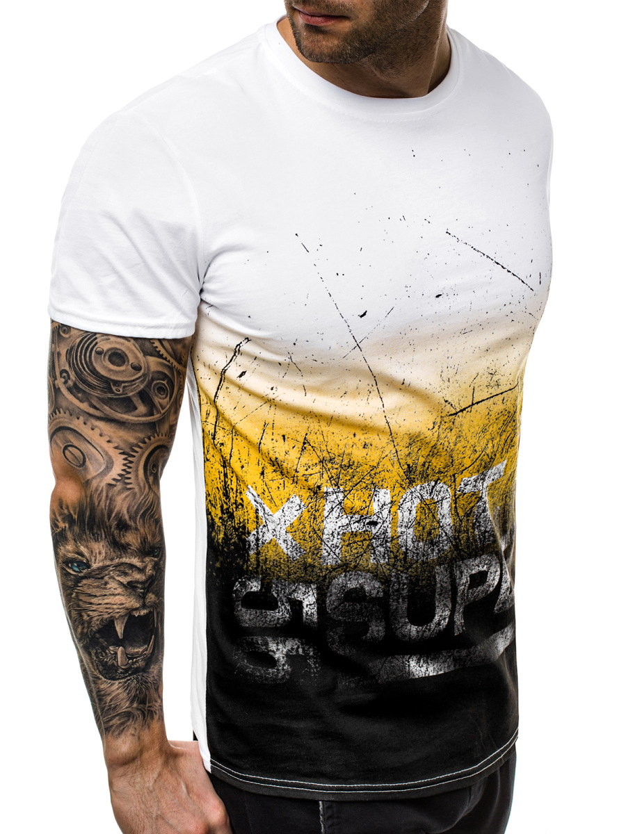 2019 Summer New Casual Men T Shirt 3D Printed Male Tops Tees Fashion Streetwear Short Sleeve Man T Shirts Dropshipping