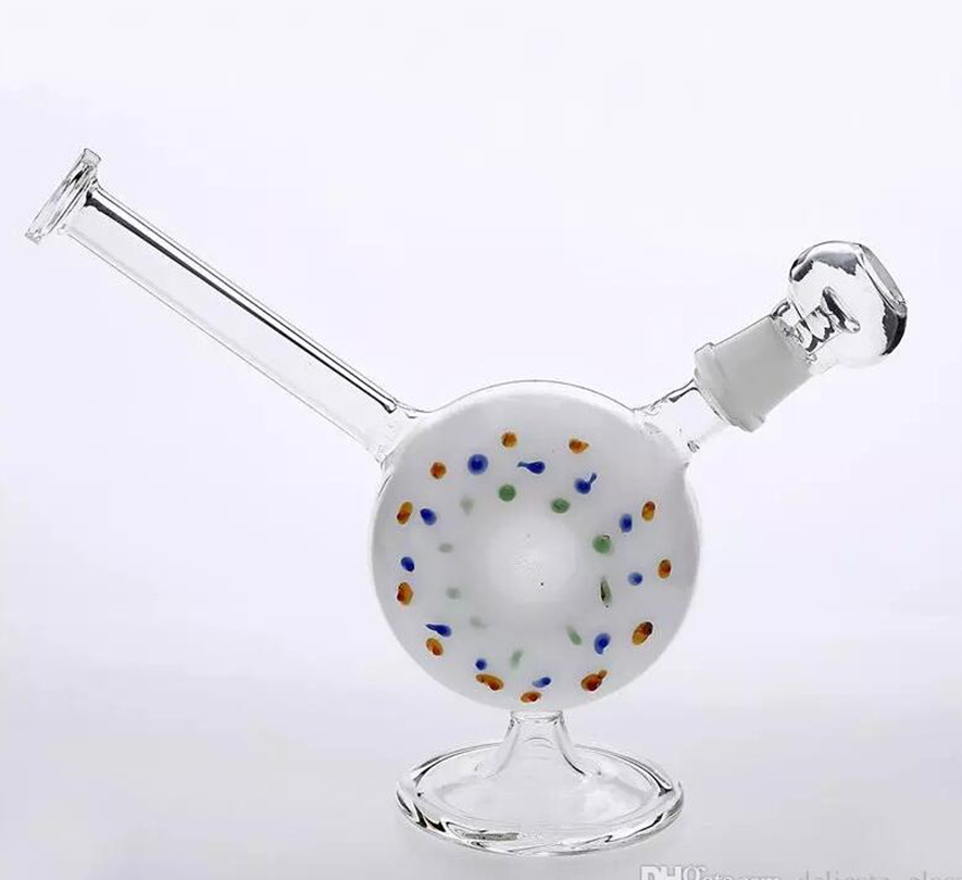 Mini Glass Bongs Secial Round Design with Bowl Percolatos Smoking Pipes for Girls Gift Handmade Hookahs Real Image
Mini Glass Bongs Secial Round Design with Bowl Percolatos Smoking Pipes for Girls Gift Handmade Hookahs Real Image