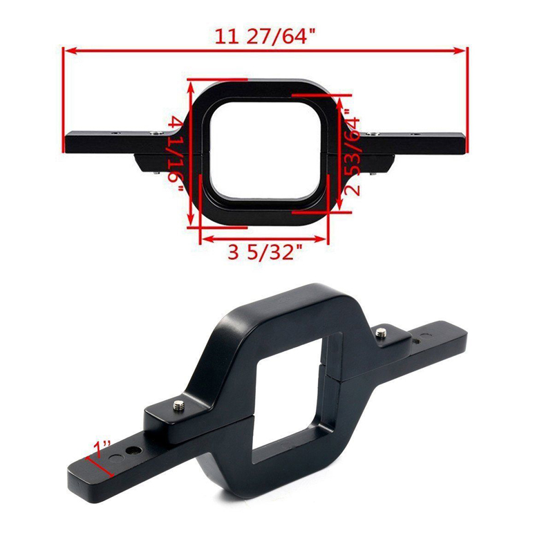 Car Lamp Holder Dual LED Backup Reverse Work Light Holders Driving Lights SUV Offroad Truck Tow Hitch Mounting Bracket