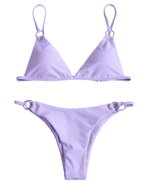 2020 new decorative ring pure color Bikini Purple Mimosa swimsuit, sexy split woman summer swimsuit
2020 new decorative ring pure color Bikini Purple Mimosa swimsuit, sexy split woman summer swimsuit