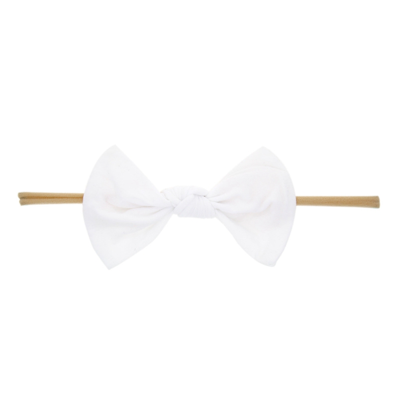 Hair Bows Nylon Elastic Headband For Girls Kids Fabric Soft Headbands Cute Baby Hair Band Accessories Headwear HC145