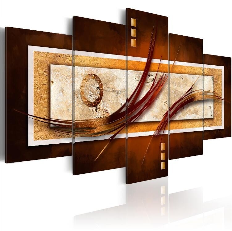 5 Panels Hot Canvas Print Artistic EleganceLandscape Poster Modern Home Wall Decor Painting Canvas Printing Art HD Print Painting