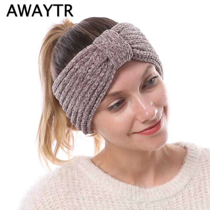 AWAYTR Ladies Autumn Winter Knit Hair Band Soft Thick High Quality Elastic Headband Warm Wool Bow Women Hair Accessories
AWAYTR Ladies Autumn Winter Knit Hair Band Soft Thick High Quality Elastic Headband Warm Wool Bow Women Hair Accessories