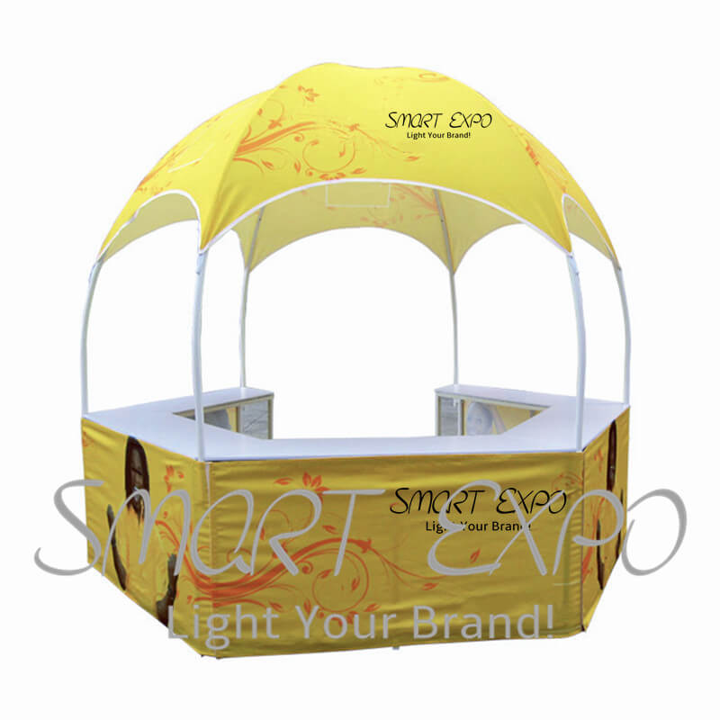 Canopy Food Booth with Aluminum Profiles Outdoor Tents for Parties with Dye-Sublimation Graphics and Portable Wheeled Carry Bag
Canopy Food Booth with Aluminum Profiles Outdoor Tents for Parties with Dye-Sublimation Graphics and Portable Wheeled Carry Bag