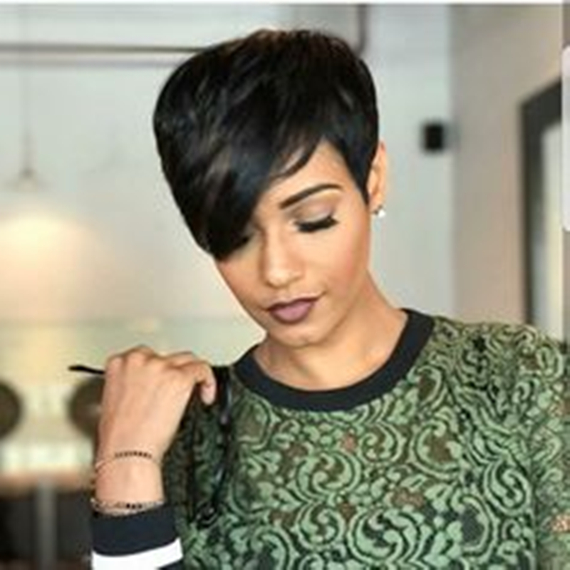 Short Pixie Cut wig 100% Human Hair Wigs Unprocessed Human Hair Short Wigs for Black Women Non Lace BoB machine made Wigs, Natural color
Short Pixie Cut wig 100% Human Hair Wigs Unprocessed Human Hair Short Wigs for Black Women Non Lace BoB machine made Wigs, Natural color