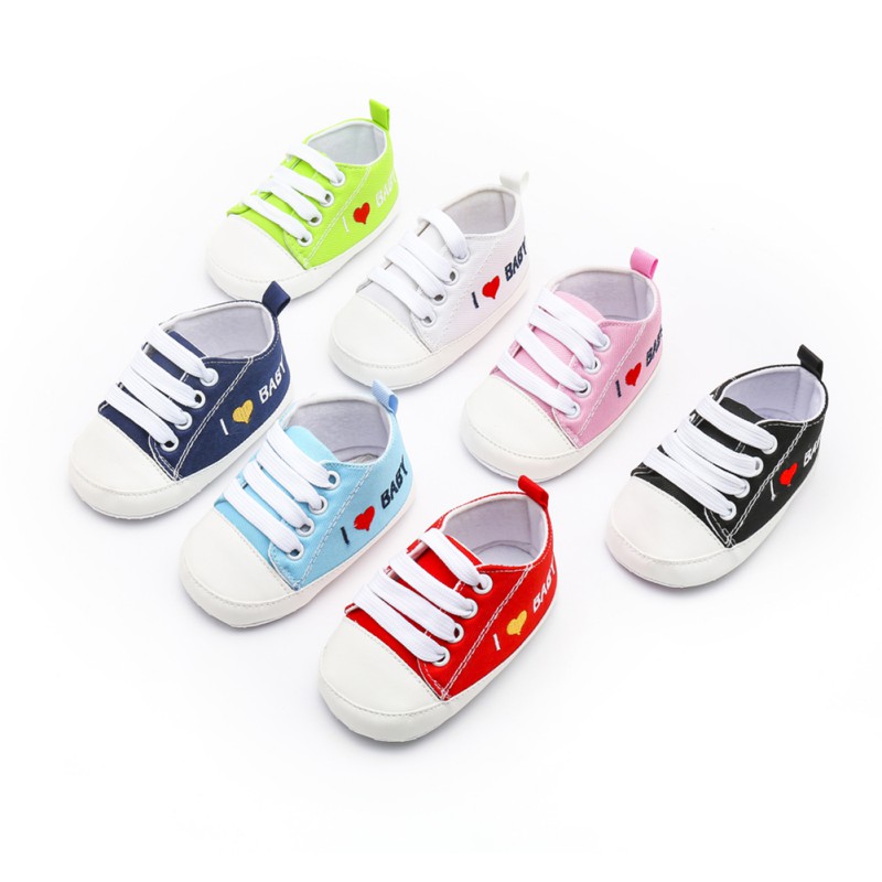 Infant Shoes Baby Boy Girl Kid Soft Sole First Walkers Toddler Letter Pattern Canvas Sneaker For Newborn -18M New
Infant Shoes Baby Boy Girl Kid Soft Sole First Walkers Toddler Letter Pattern Canvas Sneaker For Newborn -18M New