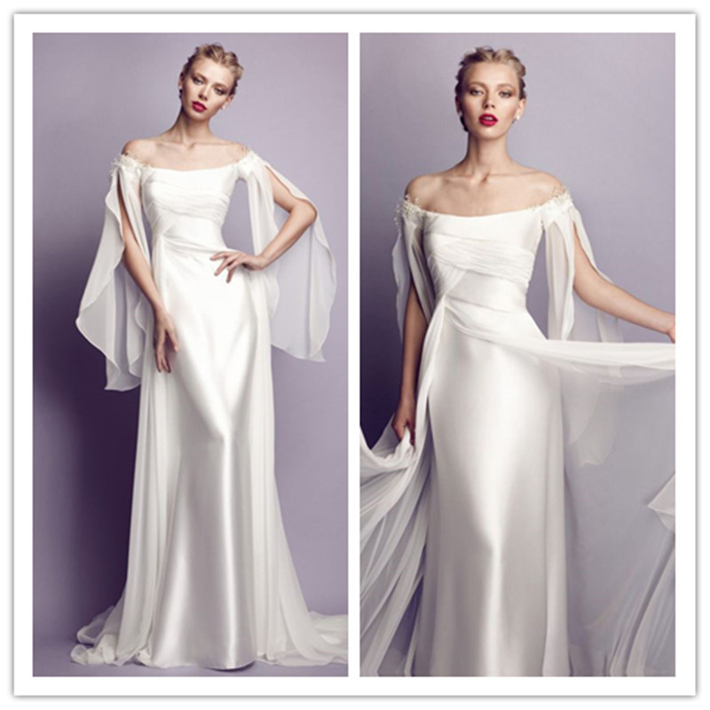 Off The Shoulder Wedding Dresses A-Line Long Sleeeve Wedding Dresses Bridal Gowns Plus Size Wedding Dresses vestidos de novia, Champagne
Off The Shoulder Wedding Dresses A-Line Long Sleeeve Wedding Dresses Bridal Gowns Plus Size Wedding Dresses vestidos de novia, Champagne