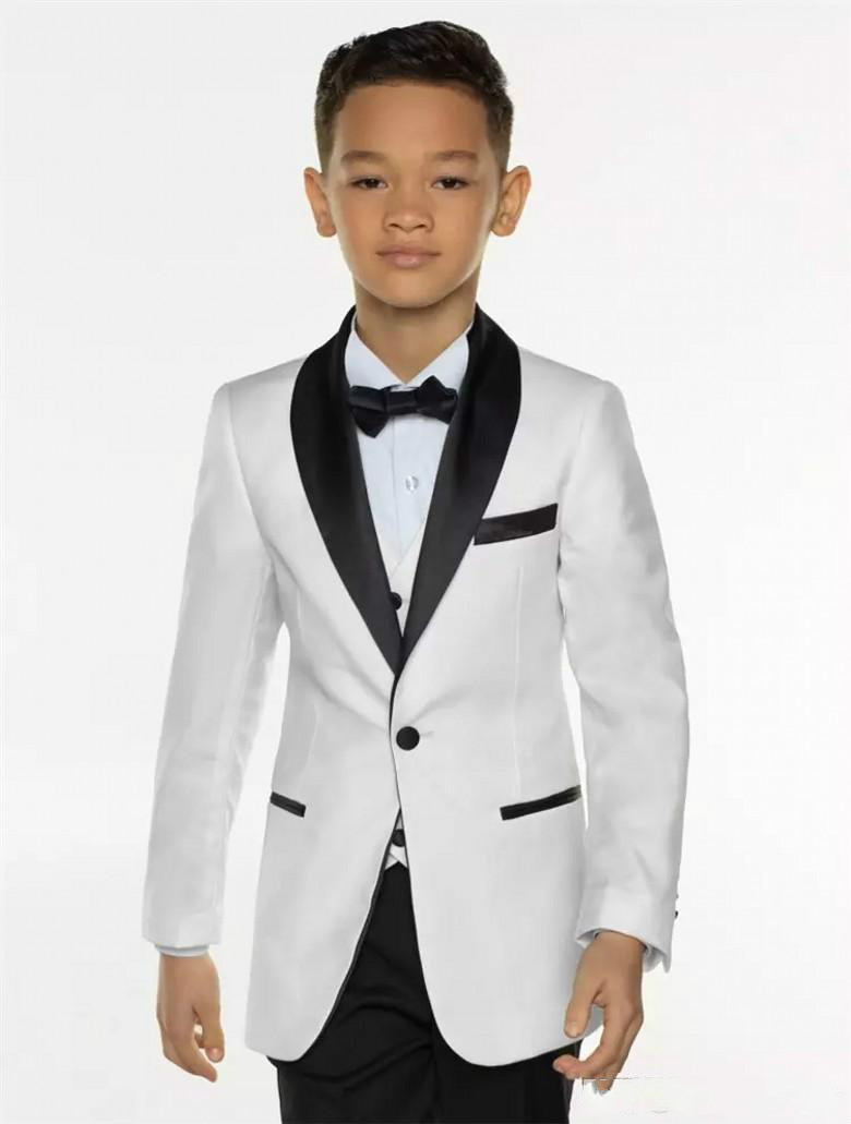 White Boys Tuxedo Boys Dinner Suits 3 Piece Boys Black Shawl Lapel Formal Suit Tuxedo for Kids Tuxedo for Wedding Party Jacket+Pants+Vest, Ivory
White Boys Tuxedo Boys Dinner Suits 3 Piece Boys Black Shawl Lapel Formal Suit Tuxedo for Kids Tuxedo for Wedding Party Jacket+Pants+Vest, Ivory