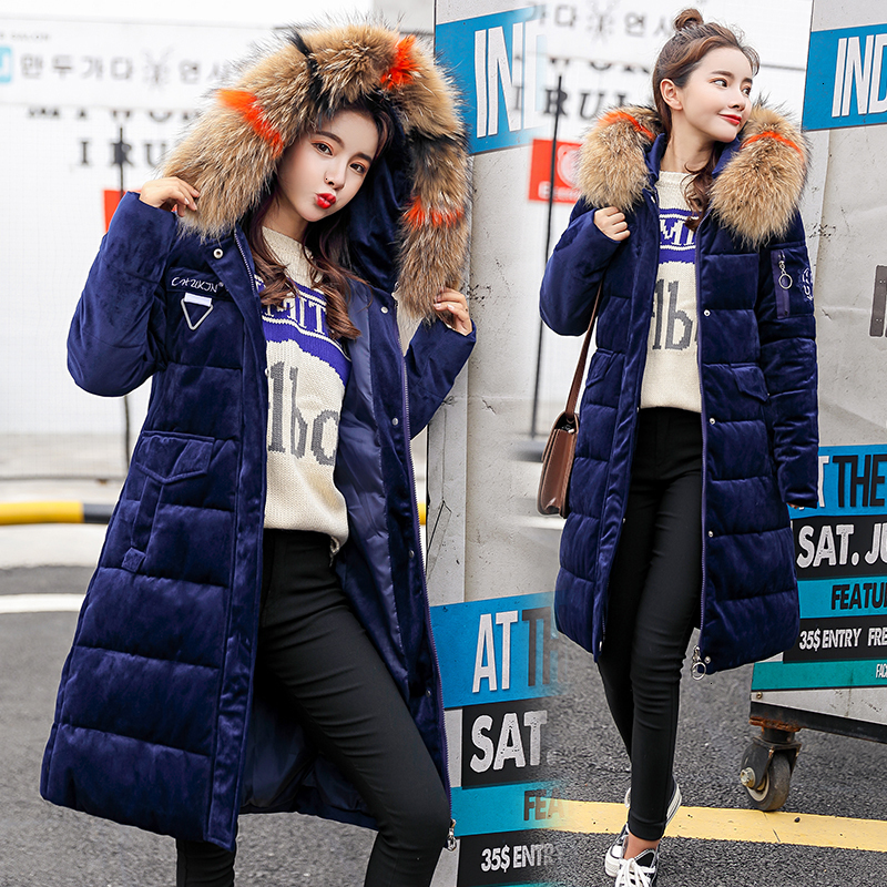 New Arrival Women Winter Jacket With Big Fur Collar Hooded Oversize Female Parka Cotton Warm Parkas Coats Long Velvet Coat, Black
New Arrival Women Winter Jacket With Big Fur Collar Hooded Oversize Female Parka Cotton Warm Parkas Coats Long Velvet Coat, Black