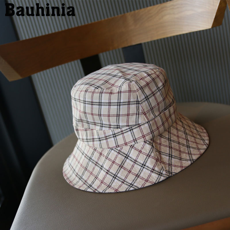 Bauhinia Summer Foldable Bucket Hat Unisex Women Sunscreen Cotton Plaid leisure hat Outdoor sunhat, Khaki
Bauhinia Summer Foldable Bucket Hat Unisex Women Sunscreen Cotton Plaid leisure hat Outdoor sunhat, Khaki