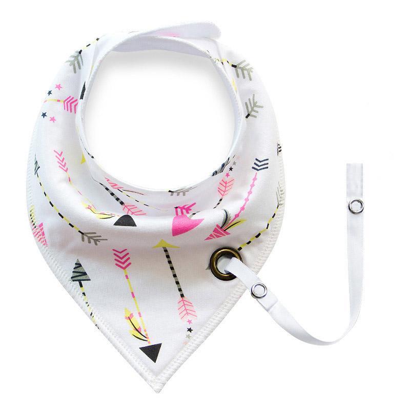 Infant Baby Saliva Towel Double Buttons Adjustable Kids Pinafore Dribble Triangle Bibs Bavoir Towel Baberos For Newborn