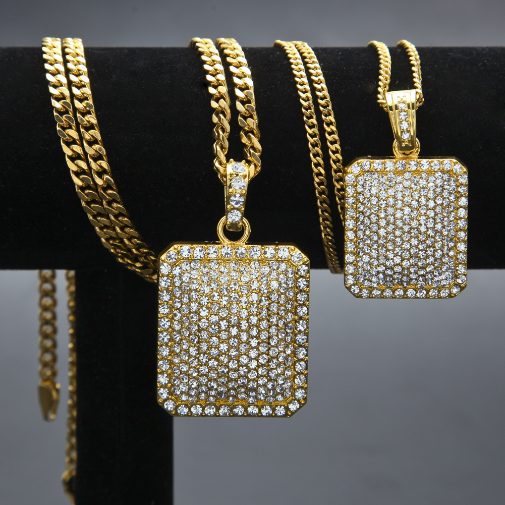 personalized Hip Hop Iced Out Gold and Silver Army Tag Chain Necklace Mens Blingbling Full Diamond Heavy Industry Rapper Jewelry for Sale
personalized Hip Hop Iced Out Gold and Silver Army Tag Chain Necklace Mens Blingbling Full Diamond Heavy Industry Rapper Jewelry for Sale