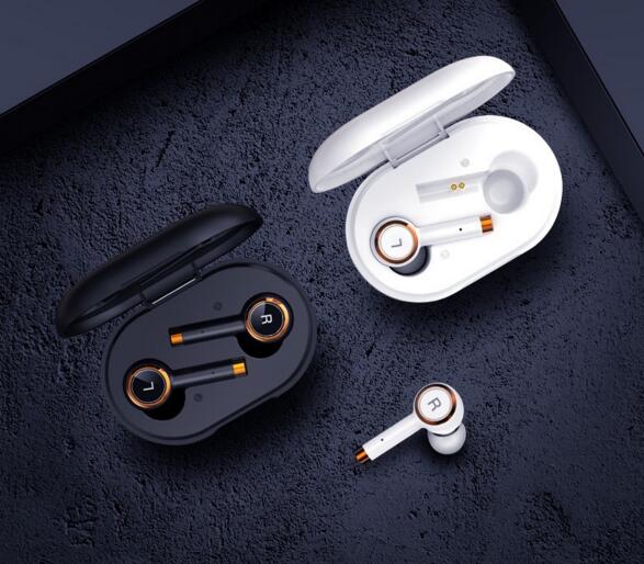 

TWS V5.0 Bluetooth Sport earhook Wireless Earbuds Headset 3D Headphone vs F9 for iphone 11 samsung s10, Black