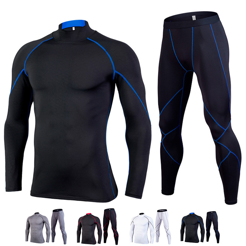 Men's Tracksuits Tight Sports Suit Men Stand Collar Long Sleeve Workout Clothes Outdoor High Running Clothing Winter, Gray
Men's Tracksuits Tight Sports Suit Men Stand Collar Long Sleeve Workout Clothes Outdoor High Running Clothing Winter, Gray