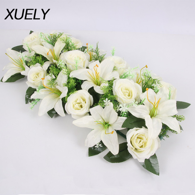 48cm fake flower row artificial flowers for wedding wall arrangement silk lily rose flower wall arch backdrop T station decor, 006
48cm fake flower row artificial flowers for wedding wall arrangement silk lily rose flower wall arch backdrop T station decor, 006