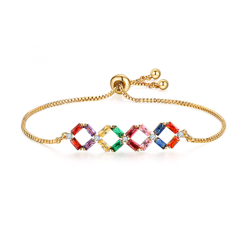 Copper Micro Inlay Square Hollow Zircon Lucky Adjustable Pull CZ Bracelet Hot Clothing Accessories Delicate Jewelry Gifts
Copper Micro Inlay Square Hollow Zircon Lucky Adjustable Pull CZ Bracelet Hot Clothing Accessories Delicate Jewelry Gifts