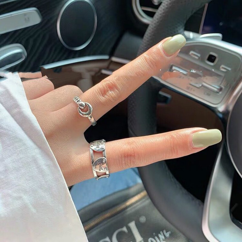 Cluster Rings Vintage S925 Sterling Thai Silver 925 Original Love Open Ended Resizable Weird Semicircle Heart Hollow Charm Ring
Cluster Rings Vintage S925 Sterling Thai Silver 925 Original Love Open Ended Resizable Weird Semicircle Heart Hollow Charm Ring