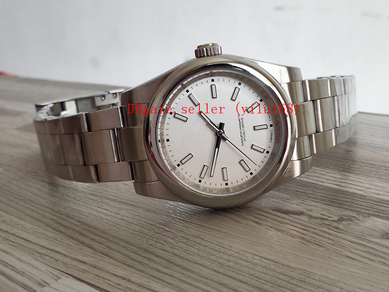 Folding mechanical stainless Luxury Men's watch Factory 39mm Supplier 114300 Sapphire Perpetual No Date Steel Domed white Dial Autom, Slivery;brown
Folding mechanical stainless Luxury Men's watch Factory 39mm Supplier 114300 Sapphire Perpetual No Date Steel Domed white Dial Autom, Slivery;brown