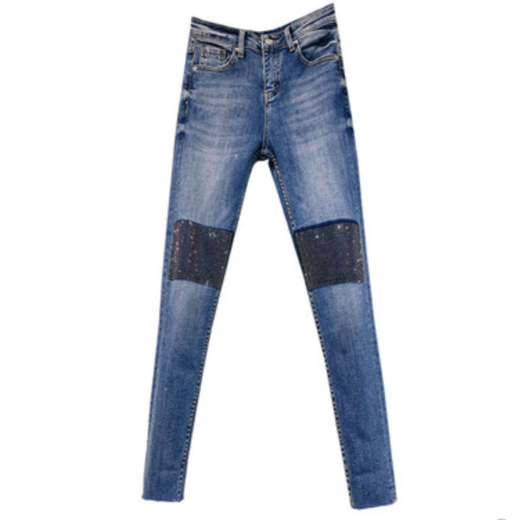 2020 spring auutmn fashion diamond feet jeans women high waist skinny pencil jeans ankle length plus size, Black
2020 spring auutmn fashion diamond feet jeans women high waist skinny pencil jeans ankle length plus size, Black