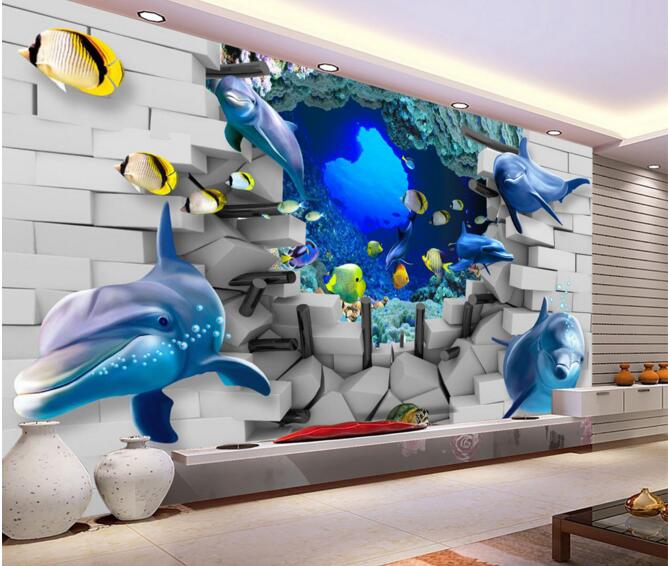 3d wallpaper custom photo Underwater world dolphin brick wall background living room Home decor 3d wall muals wall paper for walls 3 d, Customize
3d wallpaper custom photo Underwater world dolphin brick wall background living room Home decor 3d wall muals wall paper for walls 3 d, Customize