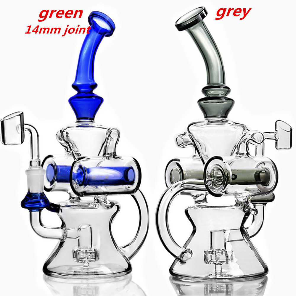 9.8 inchs Double Function Recycler Bong Heady Oil Rigs Smoking Pipes Dab Glass Water Bongs Chicha Hookahs with 14mm banger
9.8 inchs Double Function Recycler Bong Heady Oil Rigs Smoking Pipes Dab Glass Water Bongs Chicha Hookahs with 14mm banger